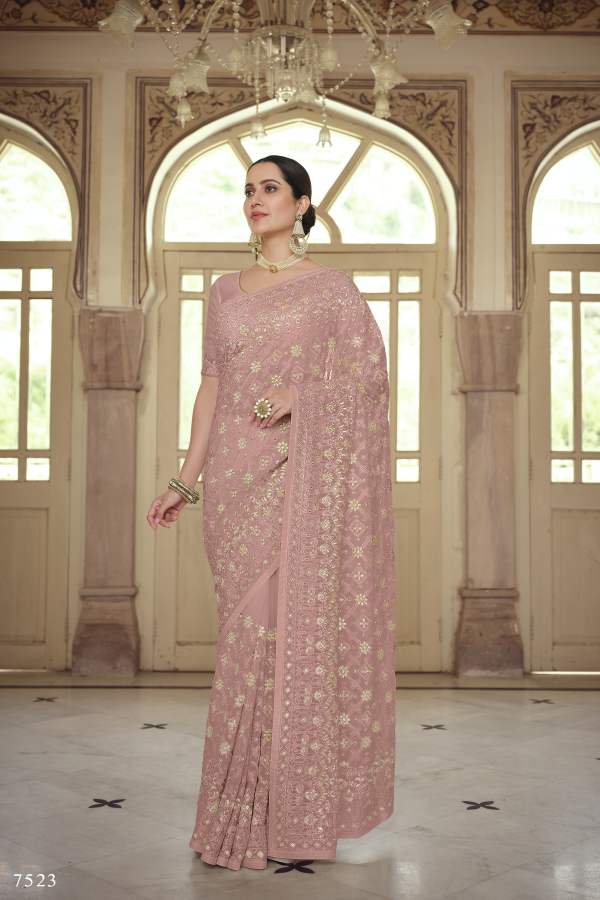 Arya Swarna 2 Party Wear Georgette Wedding Wear Heavy Latest Designer Saree Collection